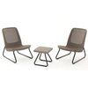 Zestaw mebli ogrodowych KETER 17197637 Rio Patio Set Brązowy