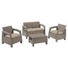 Zestaw mebli ogrodowych KETER Corfu II Set 98751 Cappuccino