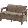 Sofa ogrodowa KETER Corfu Love Seat 2 osobowa Cappuccino