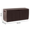Skrzynia ogrodowa KETER Capri Storage Box 305 l Brązowy Rodzaj Skrzynia