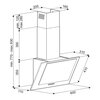 Okap VDB Ambi 60 Czarny 197m3/h 57dB klasa D Szerokość [cm] 60