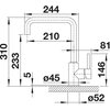 Bateria BLANCO Mili 523107 Biały Typ Stojąca