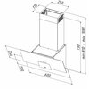 Okap AKPO WK-9 Omega 60 Pro Czarny 399.5m3/h 61dB klasa D Szerokość [cm] 60