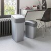 Kosz na śmieci uchylny CURVER Flip Bin szczelna pokrywa, plastik 45L Szaro-pomarańczowy Pojemność [l] 45