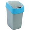Kosz na śmieci CURVER Flip Bin 25L Srebrno-niebieski
