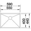 Zlewozmywak BLANCO Zerox 550-U z kor. InFino 521591 Typ Podwieszany