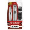 Trymer WAHL Mustache & Beard Battery 05606-308 Kolor Srebrny