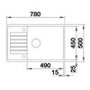 Zlewozmywak BLANCO Zia XL 6 S Compact 523273 Antracyt Wykonanie Silgranit PuraDur
