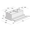 Okap CONCEPT OPV3560WH Białe szkło 301m3/h 64dB klasa C Szerokość [cm] 59.5