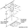 Okap BOSCH DWQ66DM50 Stal szlachetna 610m3/h 62dB klasa A Tryb pracy Wyciąg