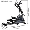 Orbitrek magnetyczny HMS H1742 Premium 9kg 51cm Przeznaczony S - użytek zawodowy lub komercyjny