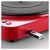 Gramofon LENCO L-85 Czerwony Napęd Paskowy