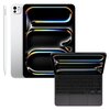 Tablet APPLE iPad Pro 11" 5 gen. 2024 2 TB 5G Wi-Fi Srebrny + Etui na iPad Pro 11 cali APPLE Magic Keyboard Czarny Klawiatura + Rysik APPLE Pencil Pro