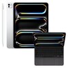 Tablet APPLE iPad Pro 13" 7 gen. 2024 256 GB Wi-Fi Srebrny + Etui na iPad Pro 13 cali APPLE Magic Keyboard Czarny Klawiatura + Rysik APPLE Pencil Pro