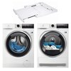 Pralka ELECTROLUX MEW3E8Y7P SteamCare 700 8kg 1400 obr UniversalDose + Suszarka ELECTROLUX Absolute Care 700 MEWD3E9C7P + Łącznik ELECTROLUX E1WYHSK1