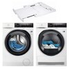 Pralka ELECTROLUX MEW4E8Y7P SteamCare 700 kl.A 8kg 1400 obr QuickCare 69' + Suszarka ELECTROLUX MEWD4E8C7P + Łącznik ELECTROLUX E1WYHSK1