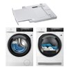 Pralka ELECTROLUX MEW4E8Y7P SteamCare 700 kl.A 8kg 1400 obr QuickCare 69' + Suszarka ELECTROLUX Absolute Care 800 EW8D495MCP + Łącznik AEG A1WYHSK1