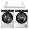 Pralka HISENSE WF3S8045BW3PL + Suszarka HISENSE DH3S802BW3 PL + Łącznik HISENSE SKHDSNW