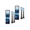 Oryginalne końcówki PHILIPS Sonicare C3 HX9042/88 Średnio miękkie włókna (4 szt.) (Zaawansowane usuwanie płytki bakteryjnej)