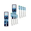 Oryginalne końcówki PHILIPS Sonicare C3 HX9044/87 Średnio miękkie włókna (8 szt.) (Zaawansowane usuwanie płytki bakteryjnej)