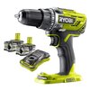 Wiertarko-wkrętarka RYOBI ONE+ R18DD3-0 + Akumulator RYOBI RC18150-250 5Ah 18V + Ładowarka