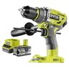 Wiertarko-wkrętarka RYOBI R18PD7-0 + Akumulator RYOBI RC18120-150 5Ah 18V + Ładowarka