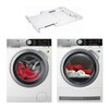 Pralka AEG L9FEC49S 9kg 1400 obr A + Suszarka AEG T9DEC68SP + Łącznik ELECTROLUX E1WYHSK1