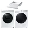 Pralka SAMSUNG WW90T986ASH 9kg 1600 obr A QuickDrive AddWash + Suszarka SAMSUNG DV90T7240BH Optimal Dry AI Control + Łącznik SAMSUNG SKK-UDW