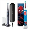 Szczoteczka magnetyczna ORAL-B iO 9 Czarny + Szczoteczka rotacyjna ORAL-B Kids Pro Spiderman + Etui