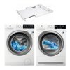 Pralka ELECTROLUX MEW7F349PXP SteamCare 700 UniversalDose 9kg 1400 obr A + Suszarka ELECTROLUX MEW8H139PXP PerfectCare + Łącznik AEG A1WYHSK1