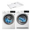 Pralka ELECTROLUX MEW6F348XP 8kg 1400 obr A + Suszarka ELECTROLUX EW8H358PSP PerfectCare + Łącznik ELECTROLUX E1WYHSK1