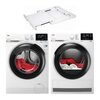 Pralka AEG LFR71844BP 8 kg 1400 obr A + Suszarka AEG TR718L4P + Łącznik ELECTROLUX E1WYHSK1