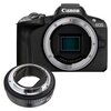 Aparat CANON EOS R50 Body Czarny + Adapter VILTROX EF-R2