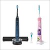 Szczoteczka soniczna PHILIPS Sonicare 9000 DiamondClean HX9911/88 + Szczoteczka soniczna PHILIPS Sonicare For Kids HX6352/42