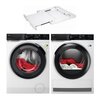Pralka AEG LFR83966OP 9kg 1600 obr + Suszarka AEG TR838A4CP + Łącznik ELECTROLUX E1WYHSK1