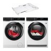 Pralka AEG LFR73944QP 9kg 1400 obr + Suszarka AEG TR939M4ZP + Łącznik ELECTROLUX E1WYHSK1
