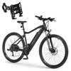 Rower elektryczny INDIANA E-MTB 2.0 M21 29 cali Czarno-szary + Uchwyt na telefon do roweru VÖGEL VUC601