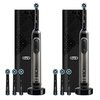 Szczoteczka rotacyjna ORAL-B Genius X 20000 Antracytowy (2 sztuki)