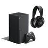 Konsola MICROSOFT XBOX Series X z napędem Blu-ray 4K UHD + Słuchawki STEELSERIES Arctis Nova 5X Wireless, Nauszne, Dźwięk przestrzenny