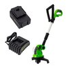 Podkaszarka akumulatorowa GREENSO UAO005 + Akumulator GREENSO UAO002 4.0 Ah 20V + Ładowarka GREENSO UAO003