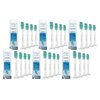 Oryginalne końcówki Philips Sonicare C1 HX6014/07 Średnio miękkie włókna (24 szt.) (Usuwanie płytki bakteryjnej)