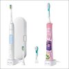 Szczoteczka soniczna PHILIPS Sonicare ProtectiveClean 5100 HX6859/29 + Szczoteczka soniczna PHILIPS Sonicare For Kids HX6352/42