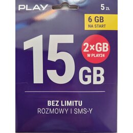 Pakiet startowy PLAY 5 Formuła 5zł