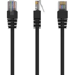 Kabel RJ-45 - RJ-45 GEMBIRD PP12-3M/BK 3 m