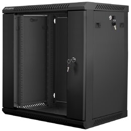 Szafa RACK LANBERG 19" 12U WF01-6412-10B 600 x 450 mm, Wisząca Czarny
