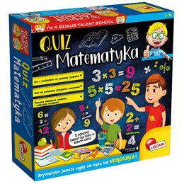 Gra planszowa LISCIANI I'm a Genius Quiz Matematyka 304-P54381