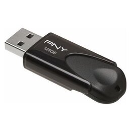 Pendrive PNY Attache 4 128GB, USB 2.0, Odczyt 25 Mb/s, Zapis 8 Mb/s