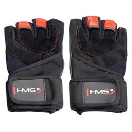 Rękawice fitness HMS RST01 (rozmiar XXL) Czarno-czerwony