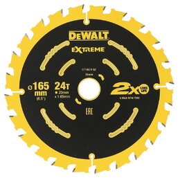Tarcza do cięcia DEWALT DT10624 165 mm