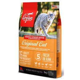 Karma dla kota ORIJEN Original Cat Kurczak z indykiem i rybą 5.4 kg